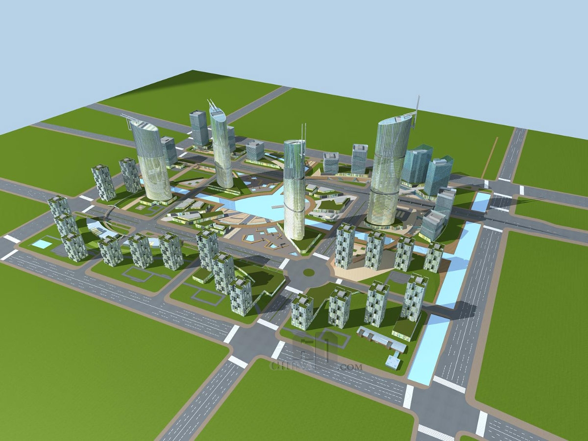 苏州工业园区新城中央商贸区 超高和高层建筑