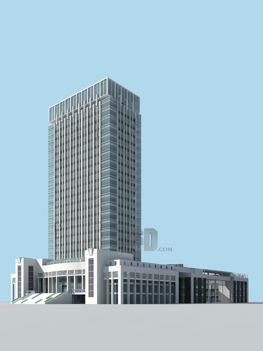 现代高层办公楼