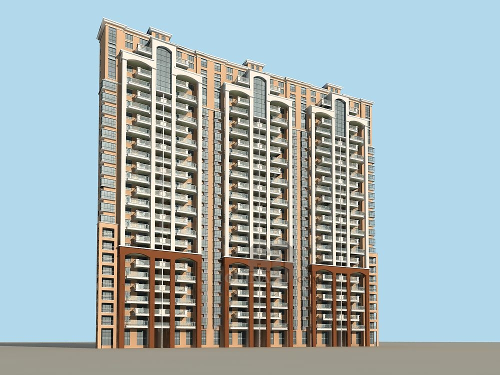 欧式高层住宅