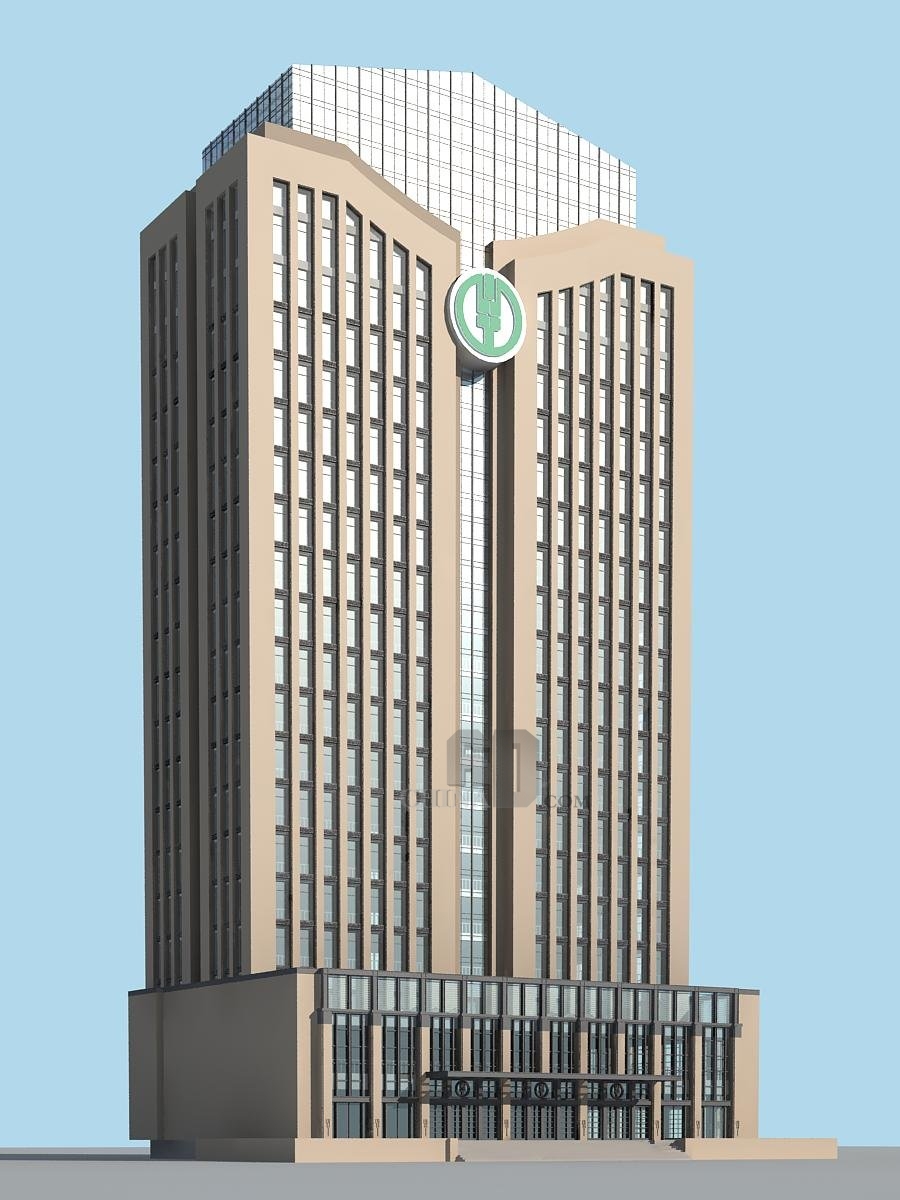 现代高层办公楼