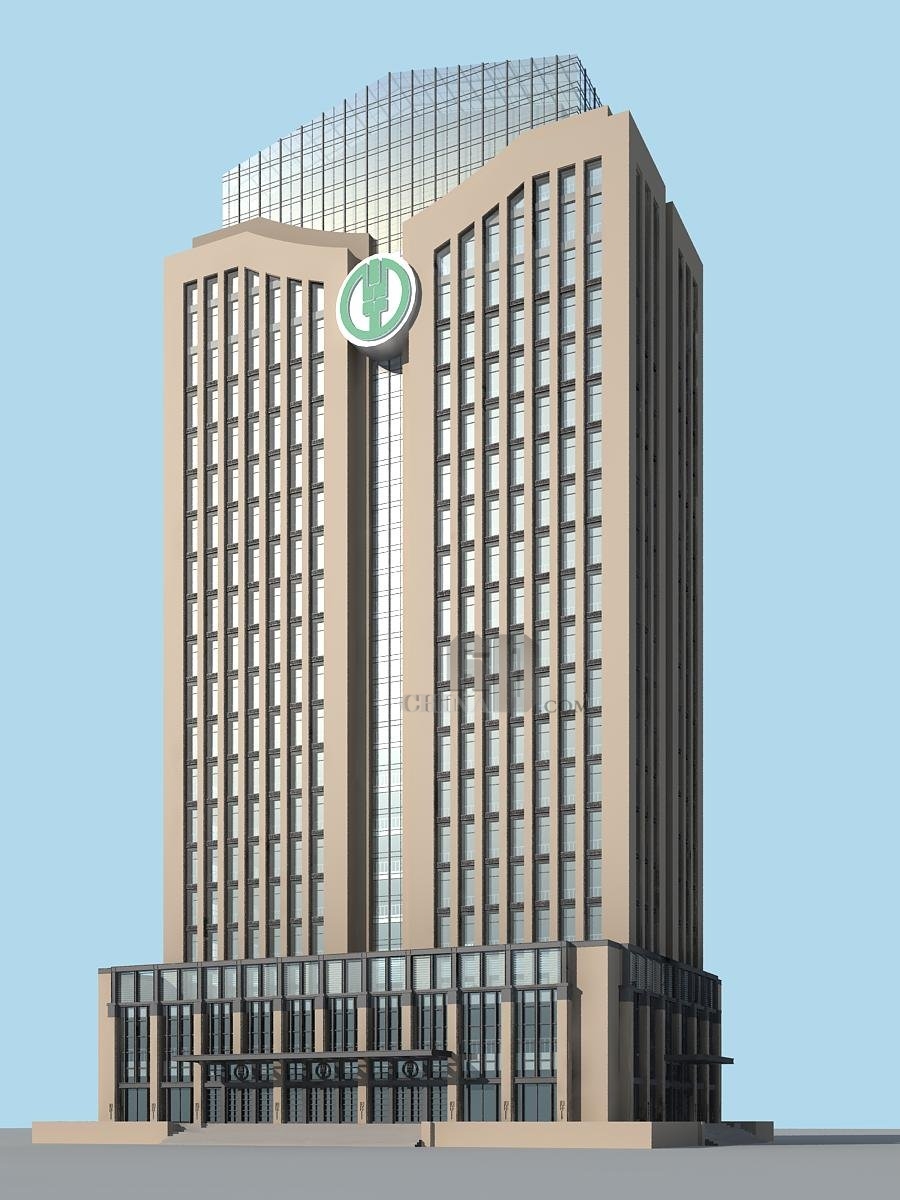 现代高层办公楼