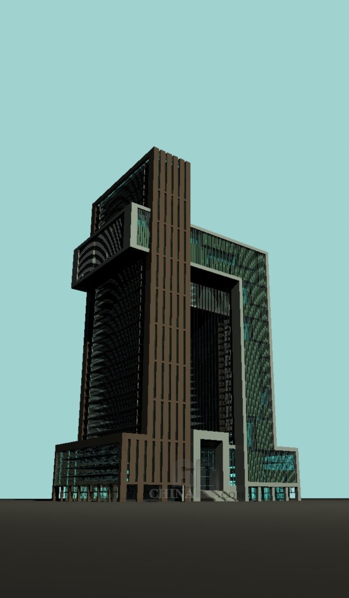 现代高层办公楼