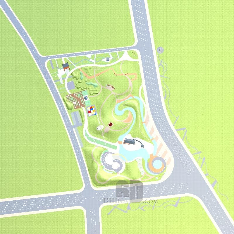 庆阳城北广场及森林公园规划