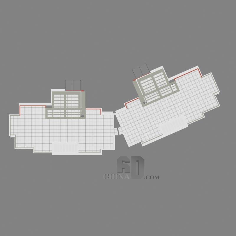 现代高层住宅楼