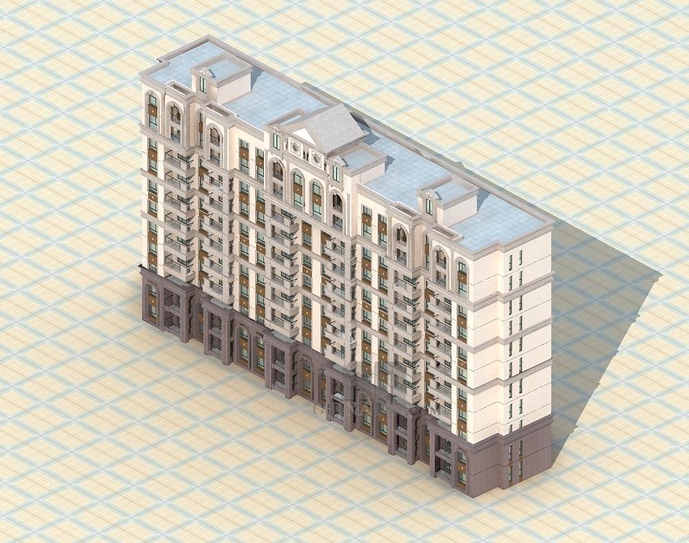 欧式小高层住宅楼