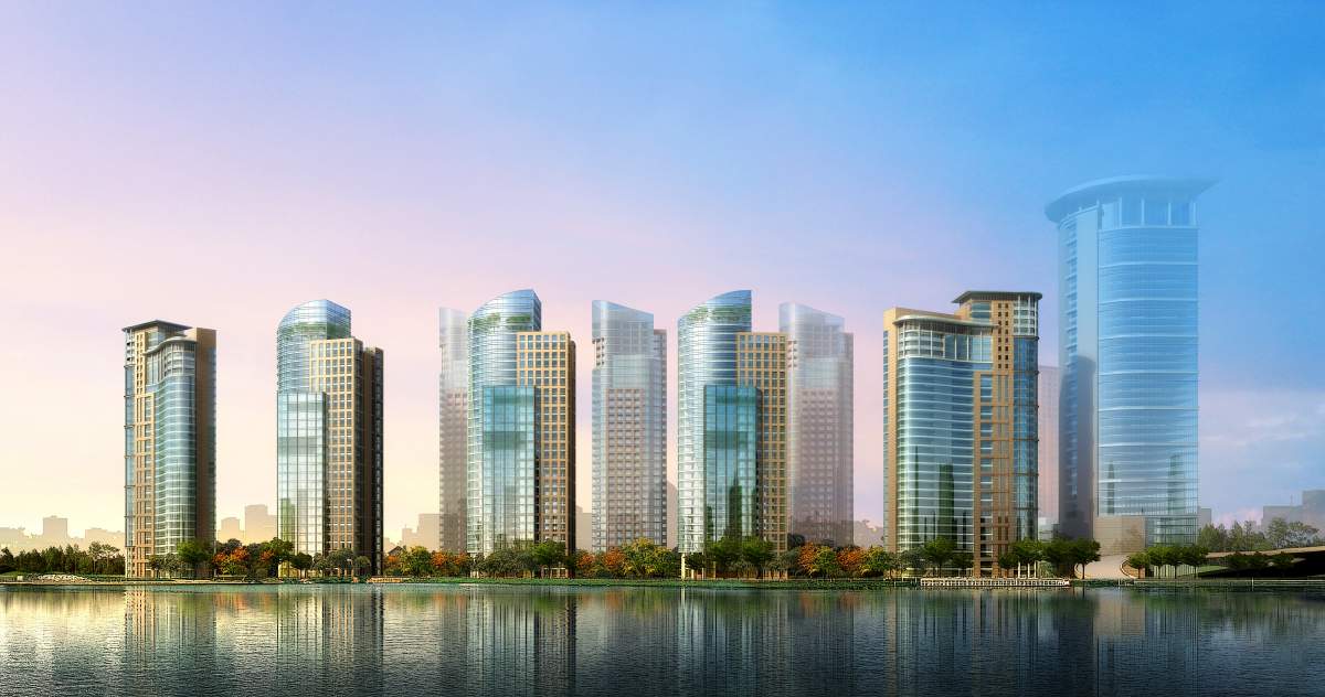 沈沿江日景