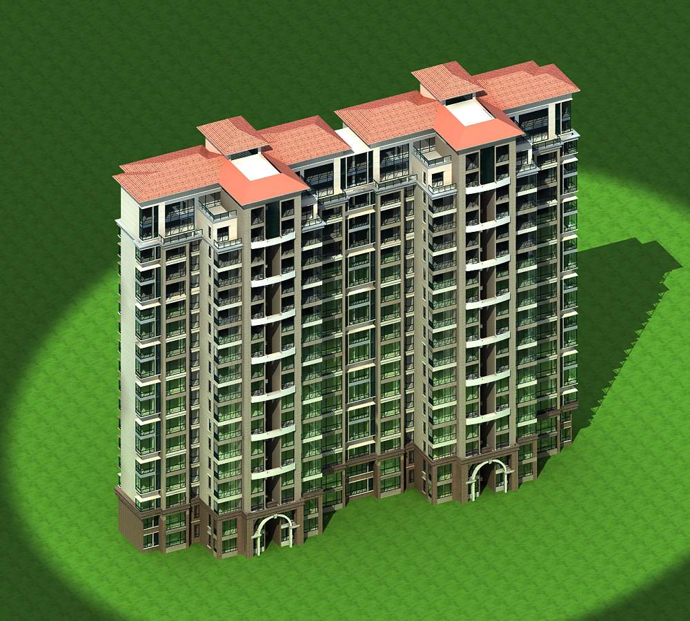欧式高层住宅楼