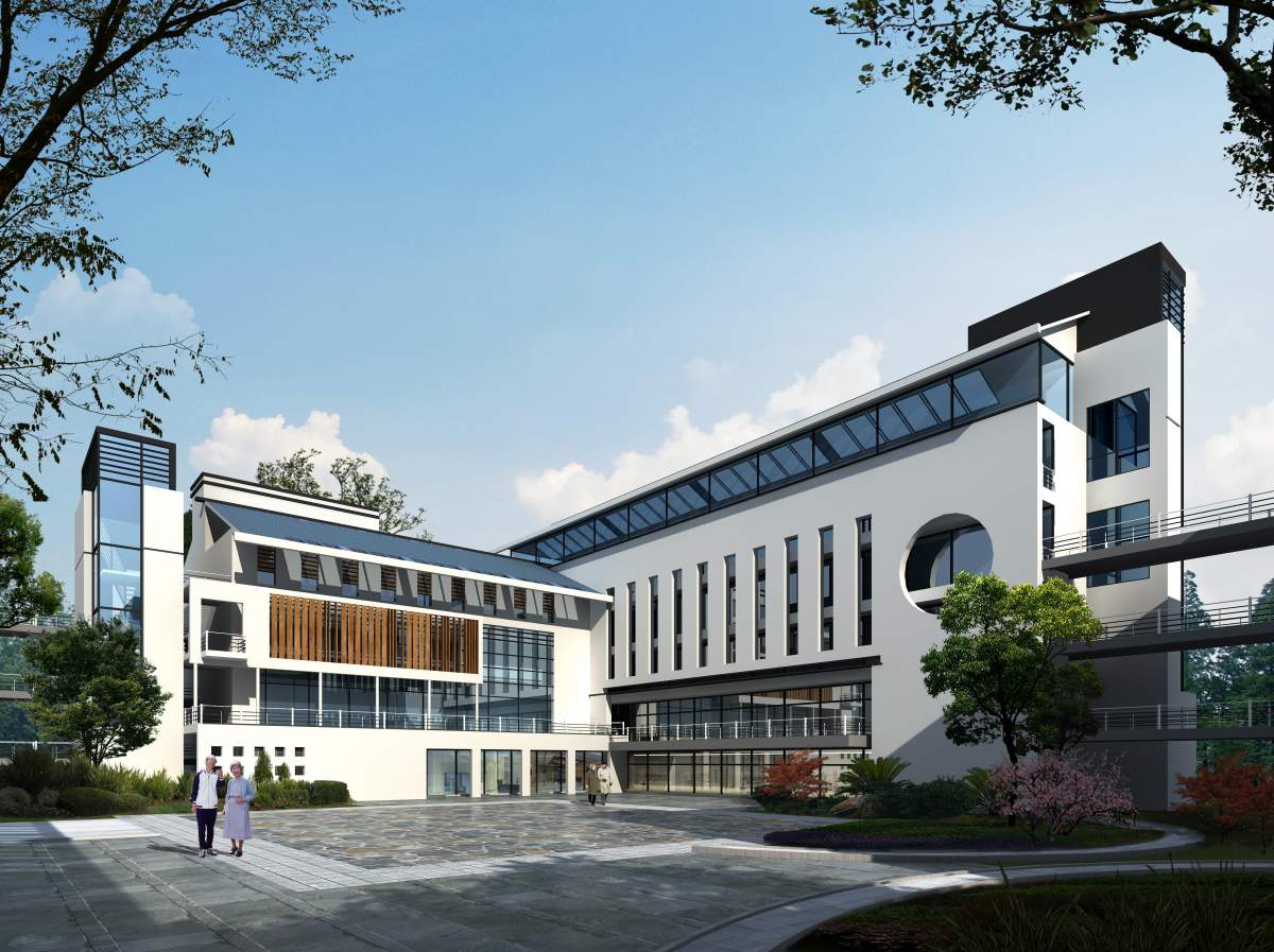 新中式风格医院3dmax 模型下载-光辉城市