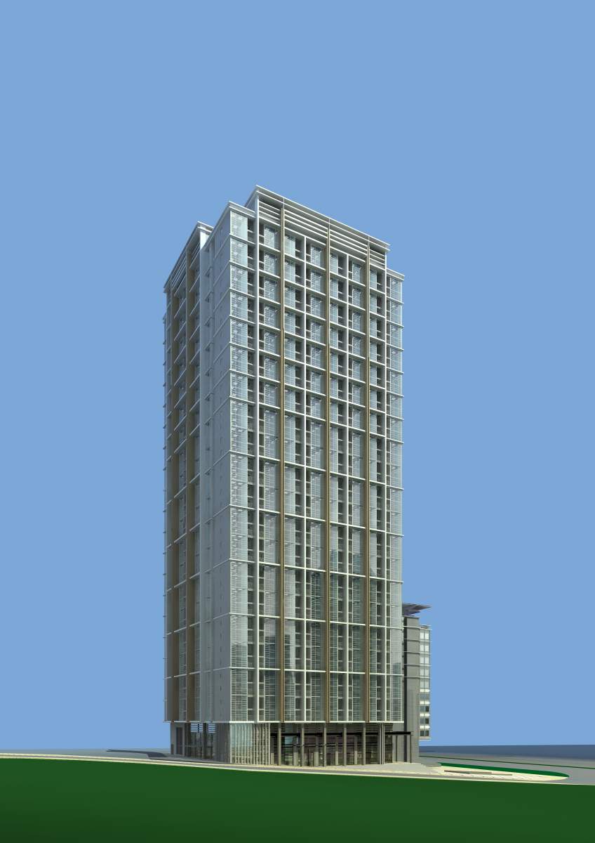 现代高层住宅公寓