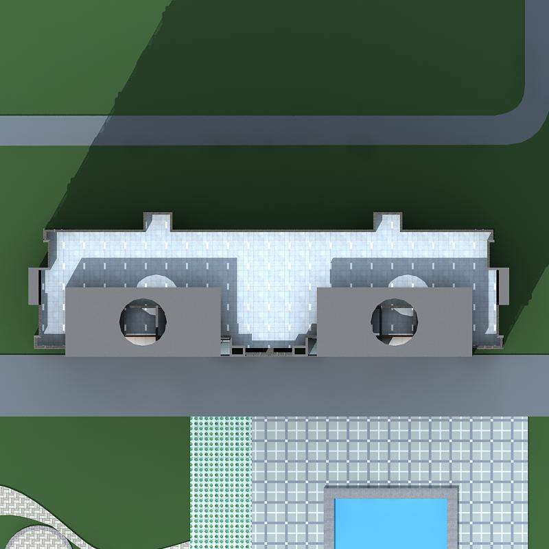現代多層住宅樓