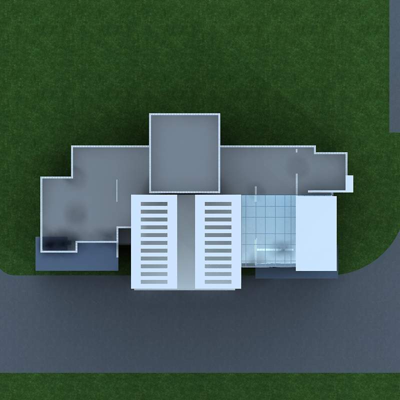现代高层住宅楼