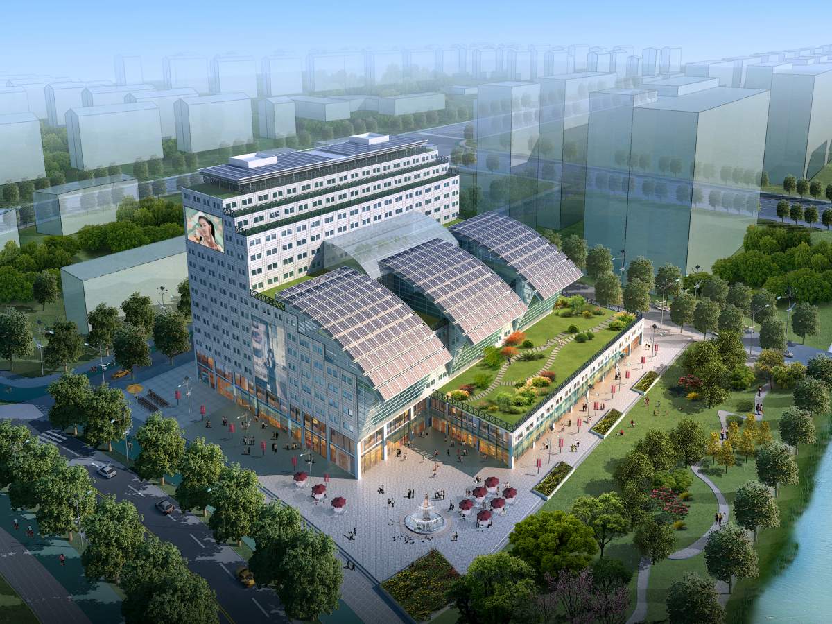现代高层商厦