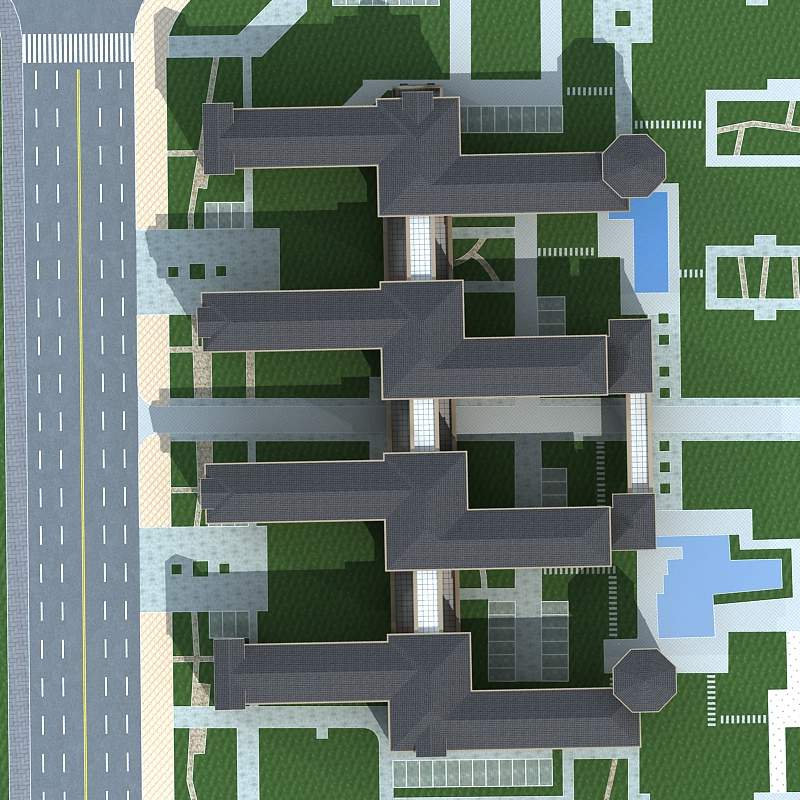 欧式教学楼---学校