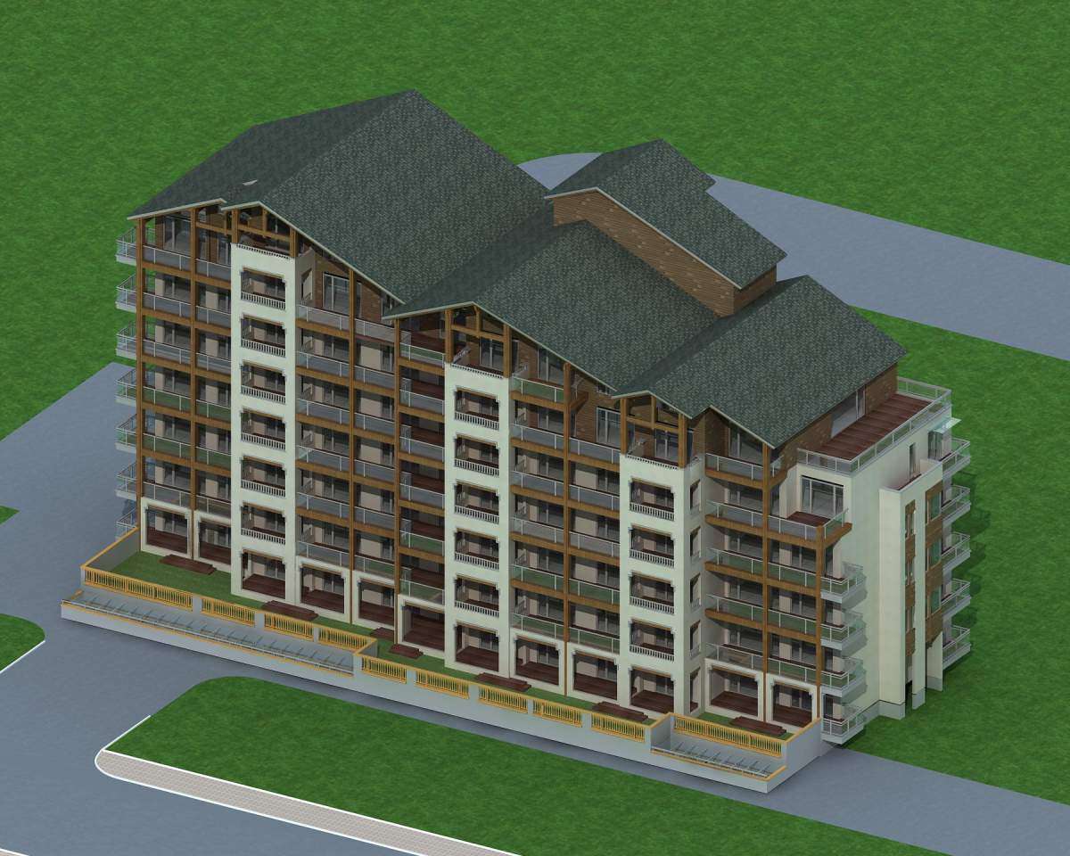 中式多层住宅楼