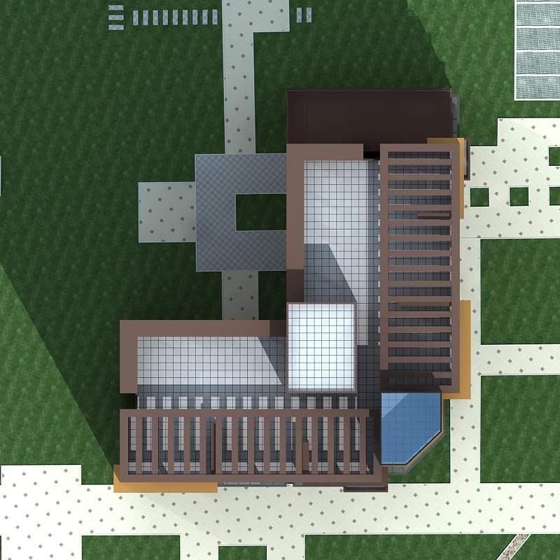 现代高层住宅楼