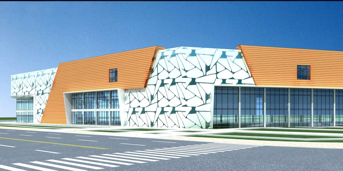 现代大型商厦