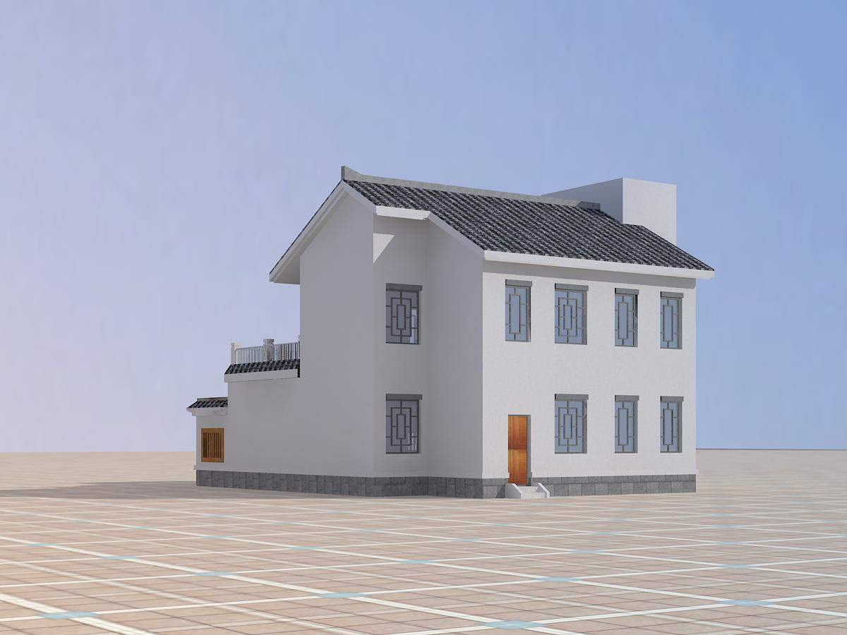 北方民居风格小建筑5