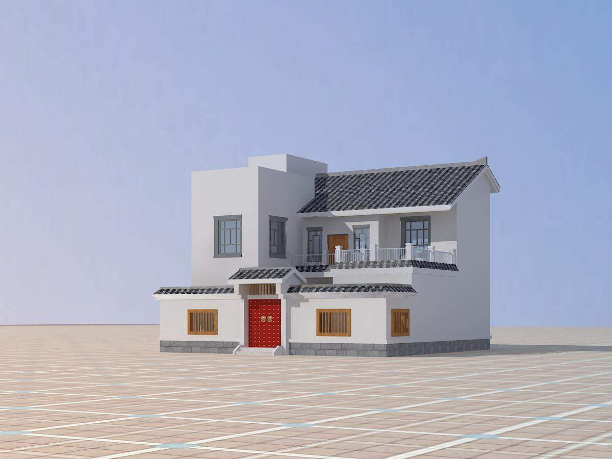 北方民居风格小建筑5