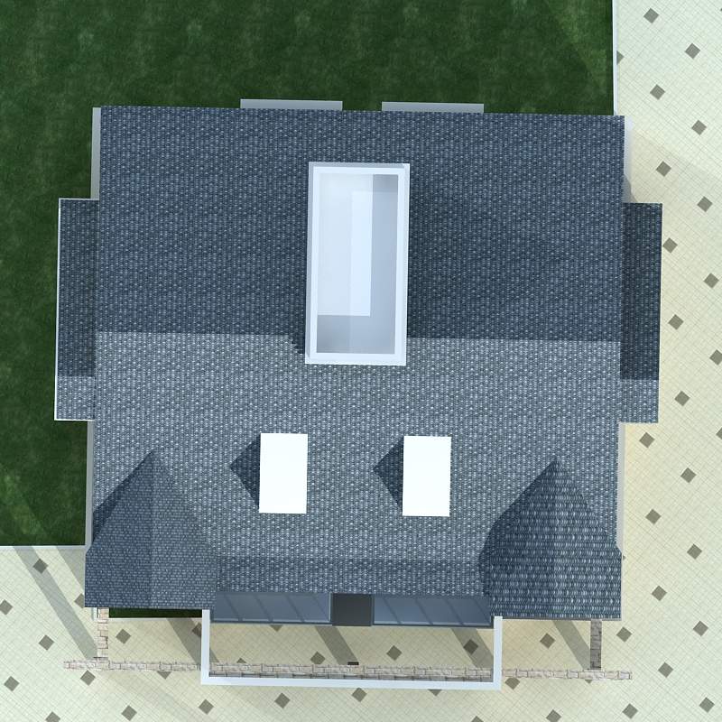 现代多层住宅楼