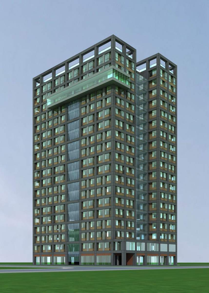 现代高层酒店