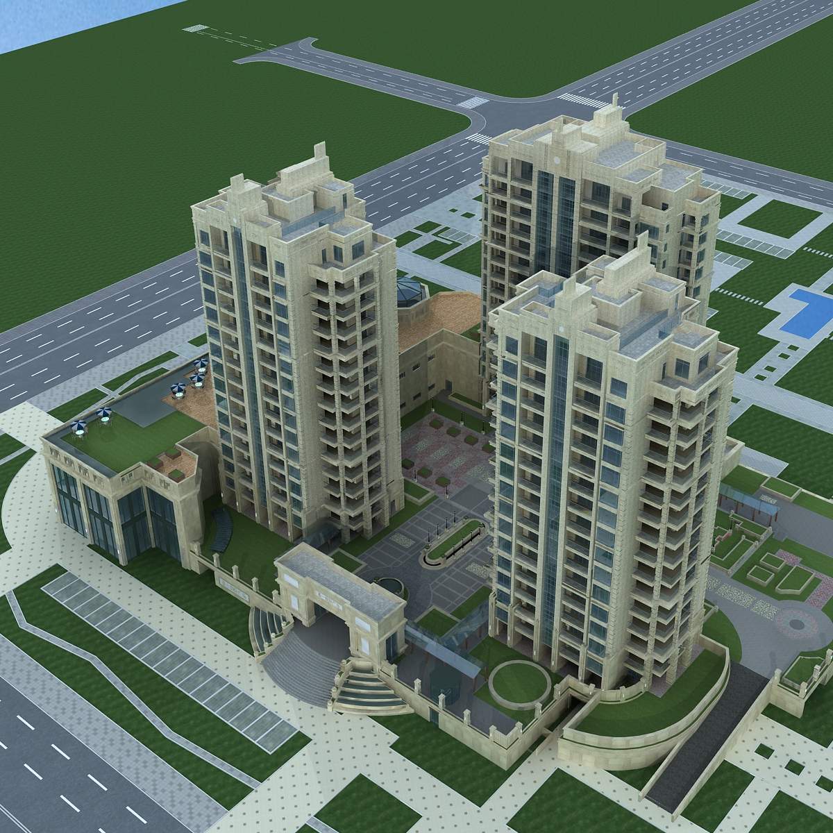 欧式住宅小区