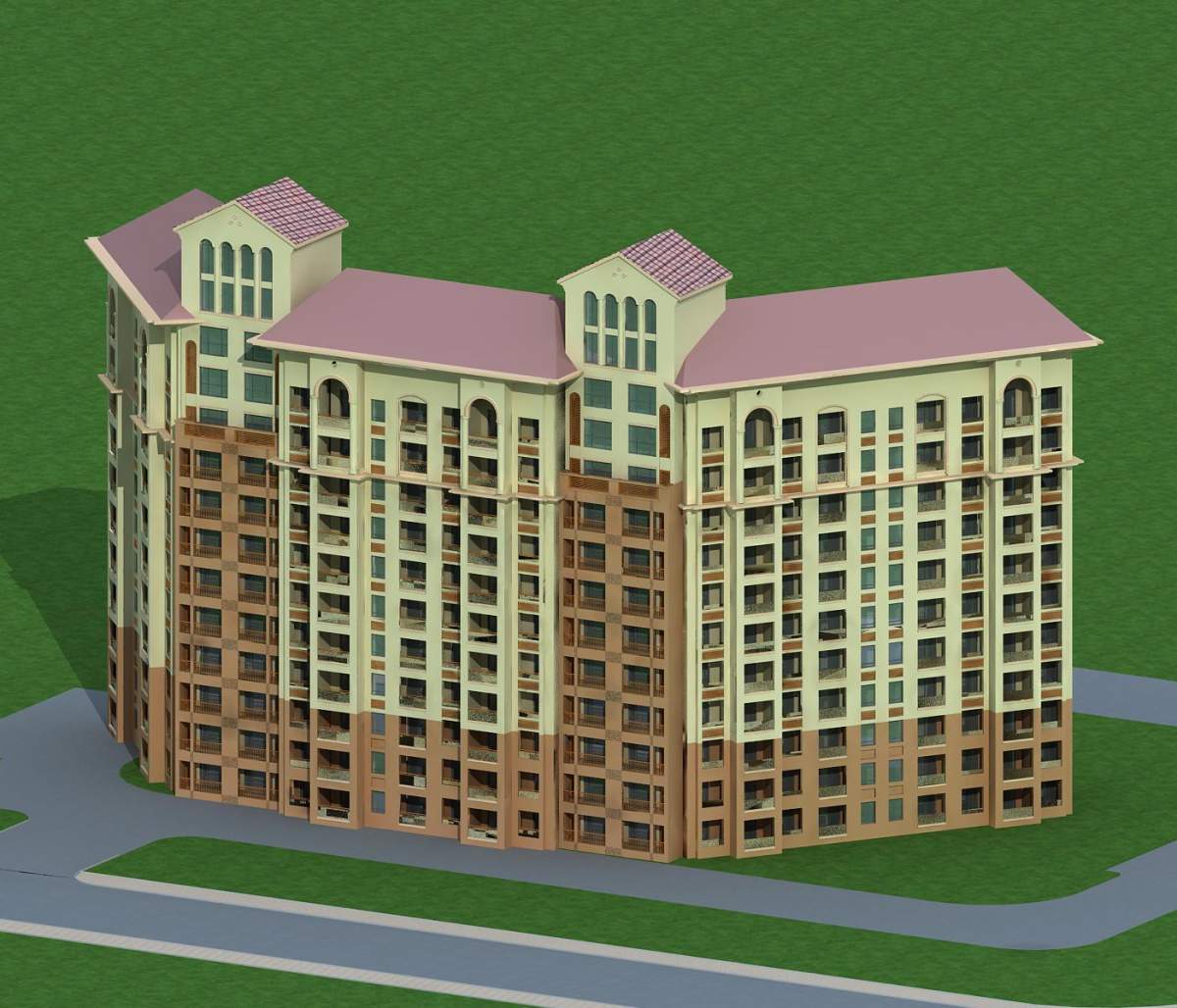 欧式高层住宅楼