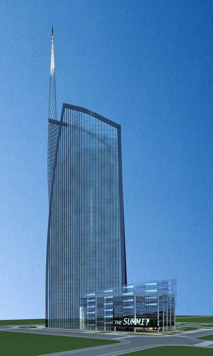 现代高层综合大厦