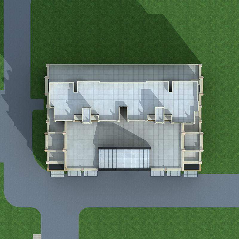欧式高层住宅楼及商业