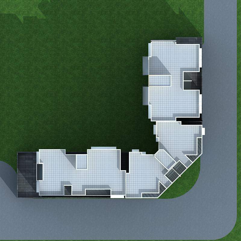 现代沿街商业及住宅楼