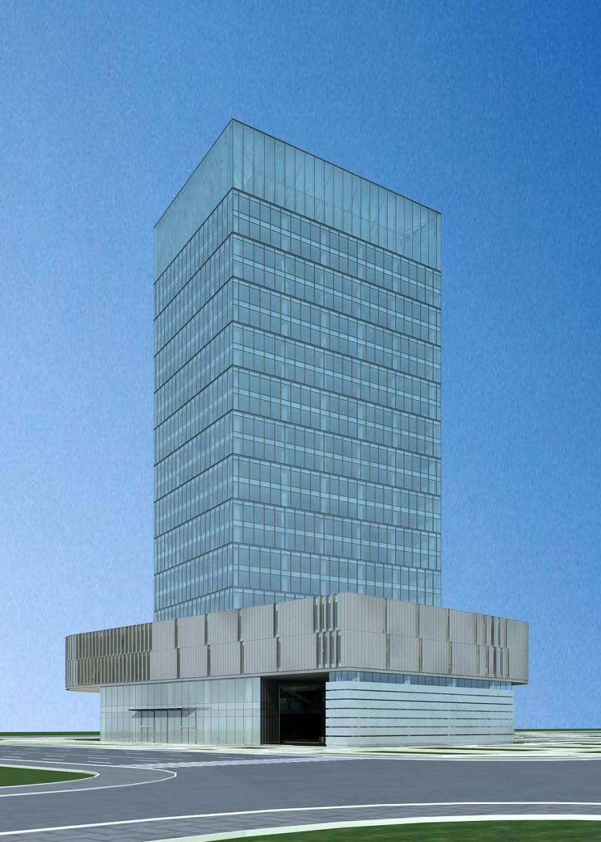 现代高层办公楼