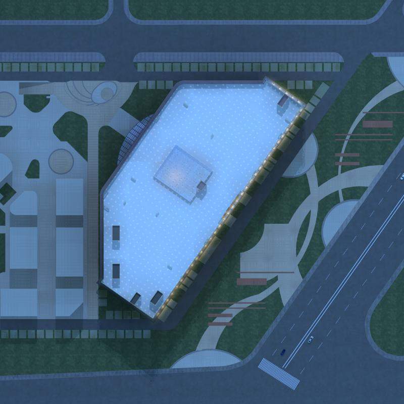现代大型商业大厦