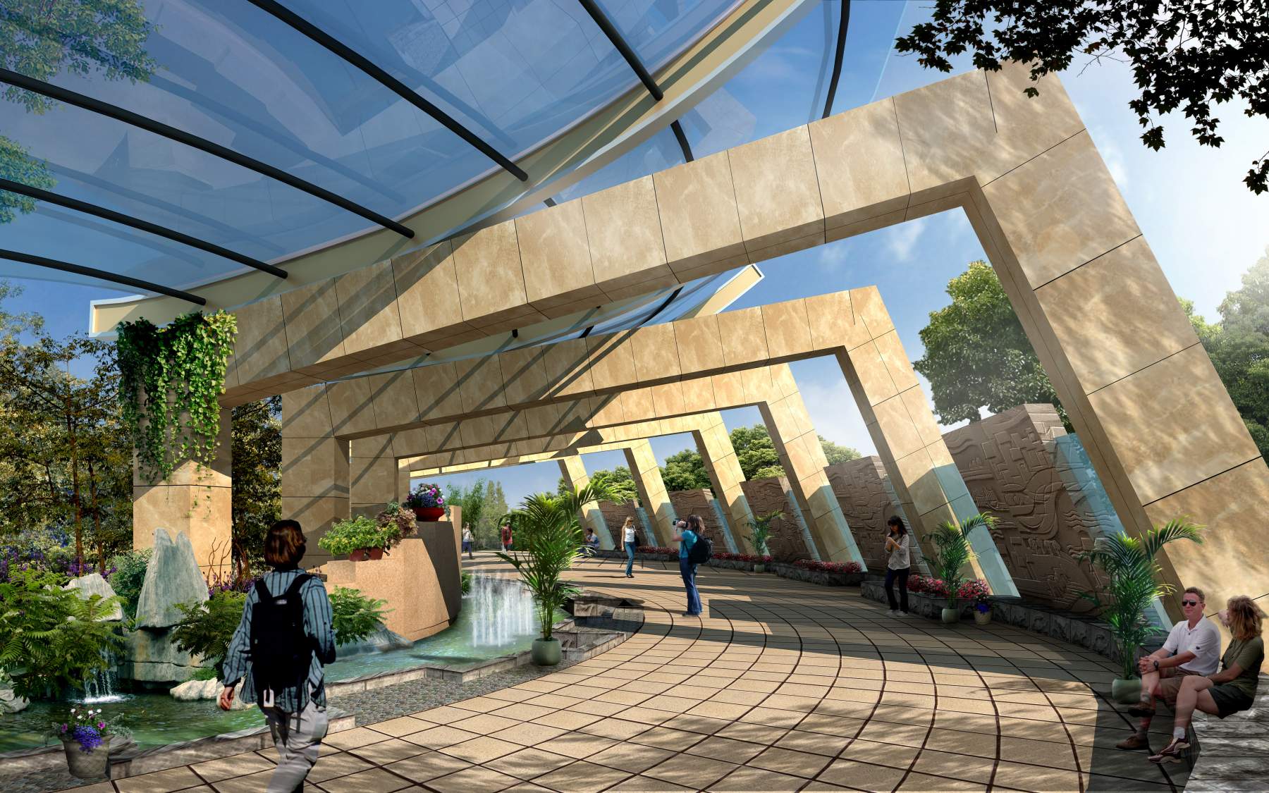 台中绿色走廊的线性公园-Mecanoo Architecten-公园案例-筑龙园林景观论坛