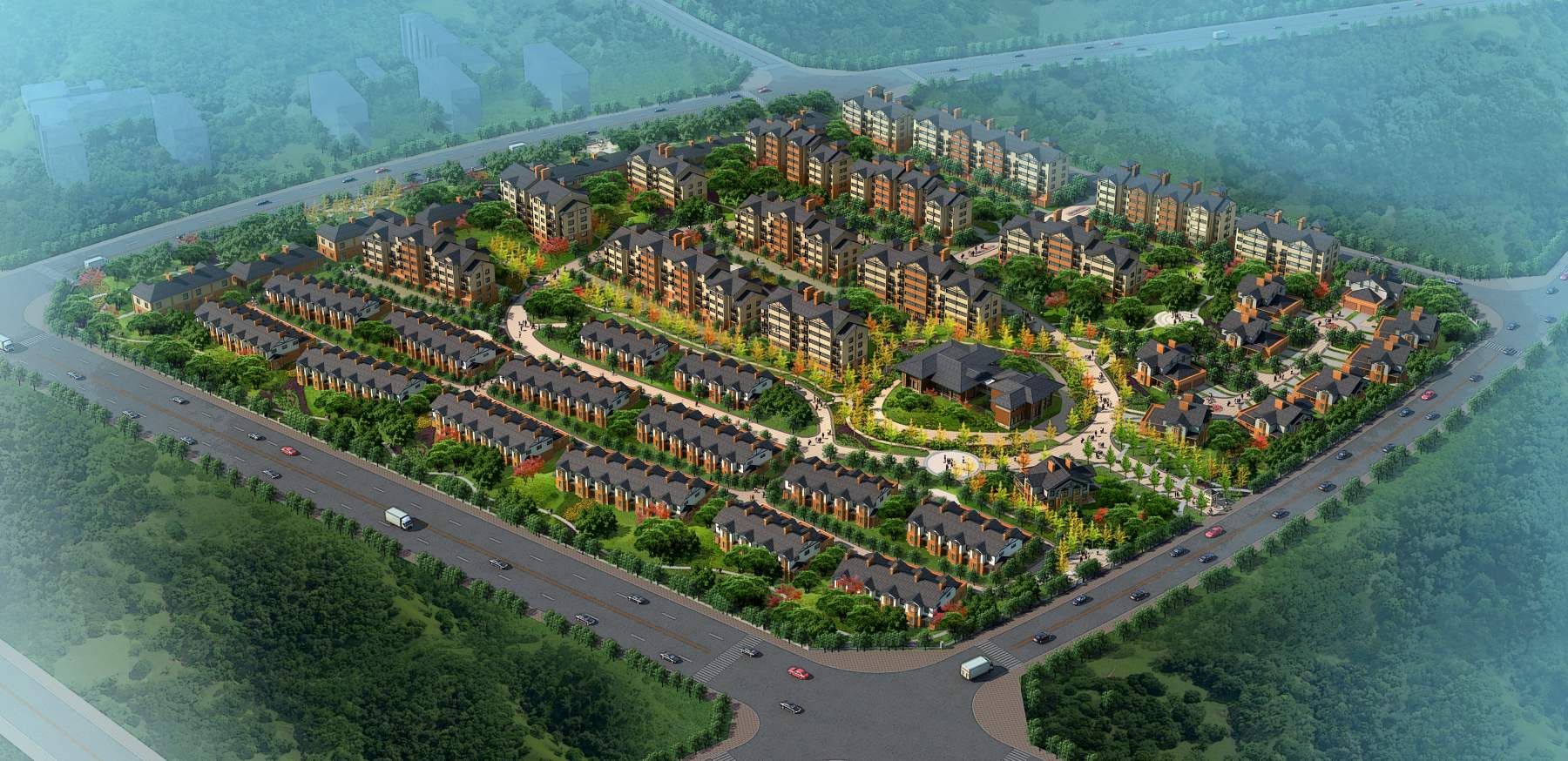 仿古住宅小区