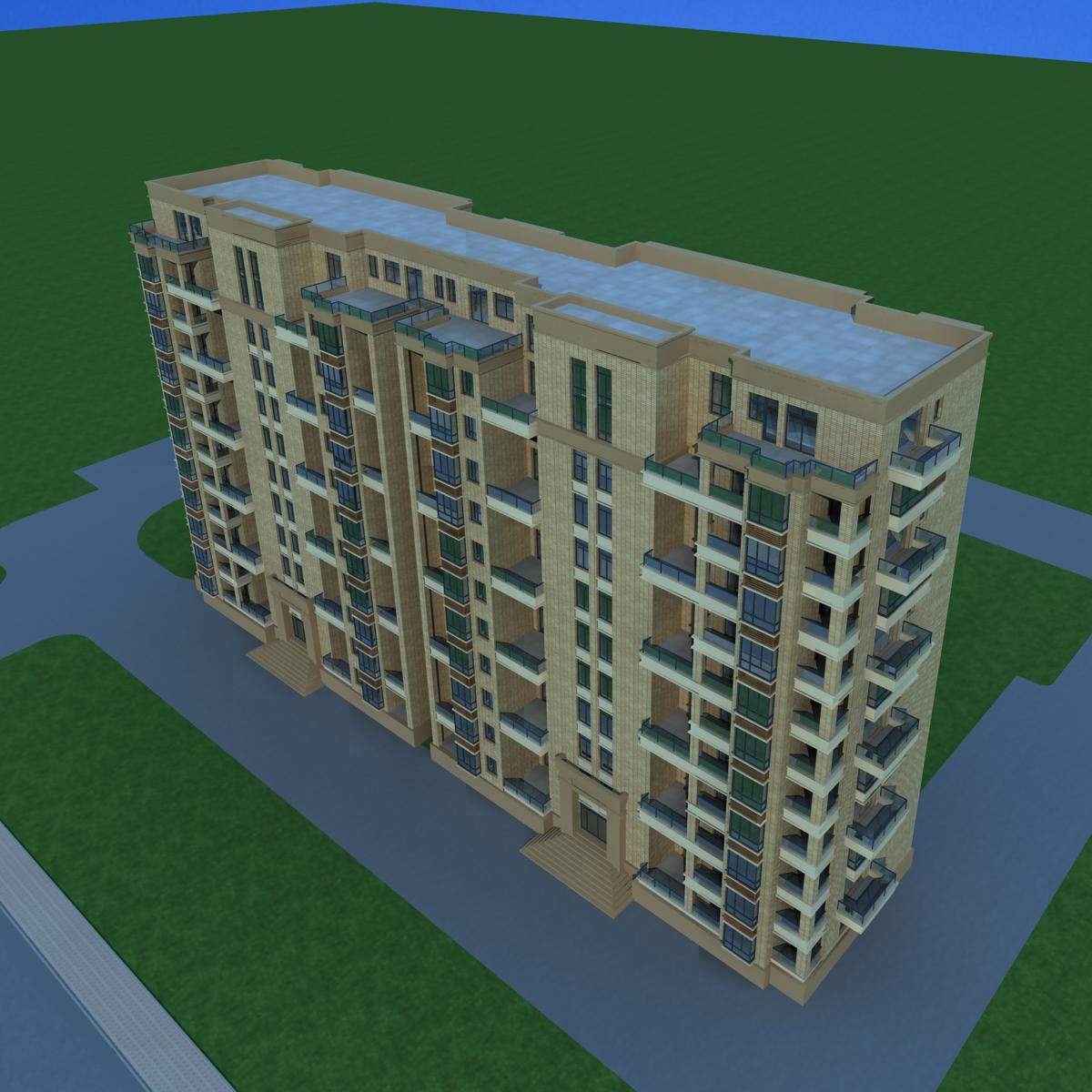 简欧风格高层住宅楼