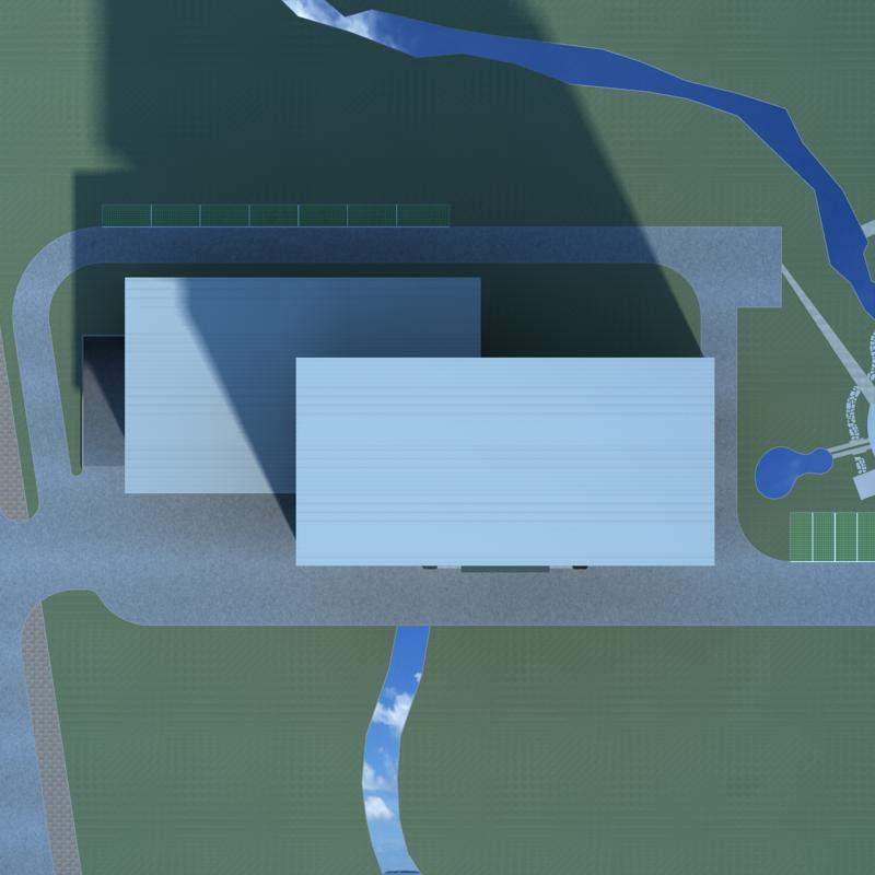 现代高层办公大楼