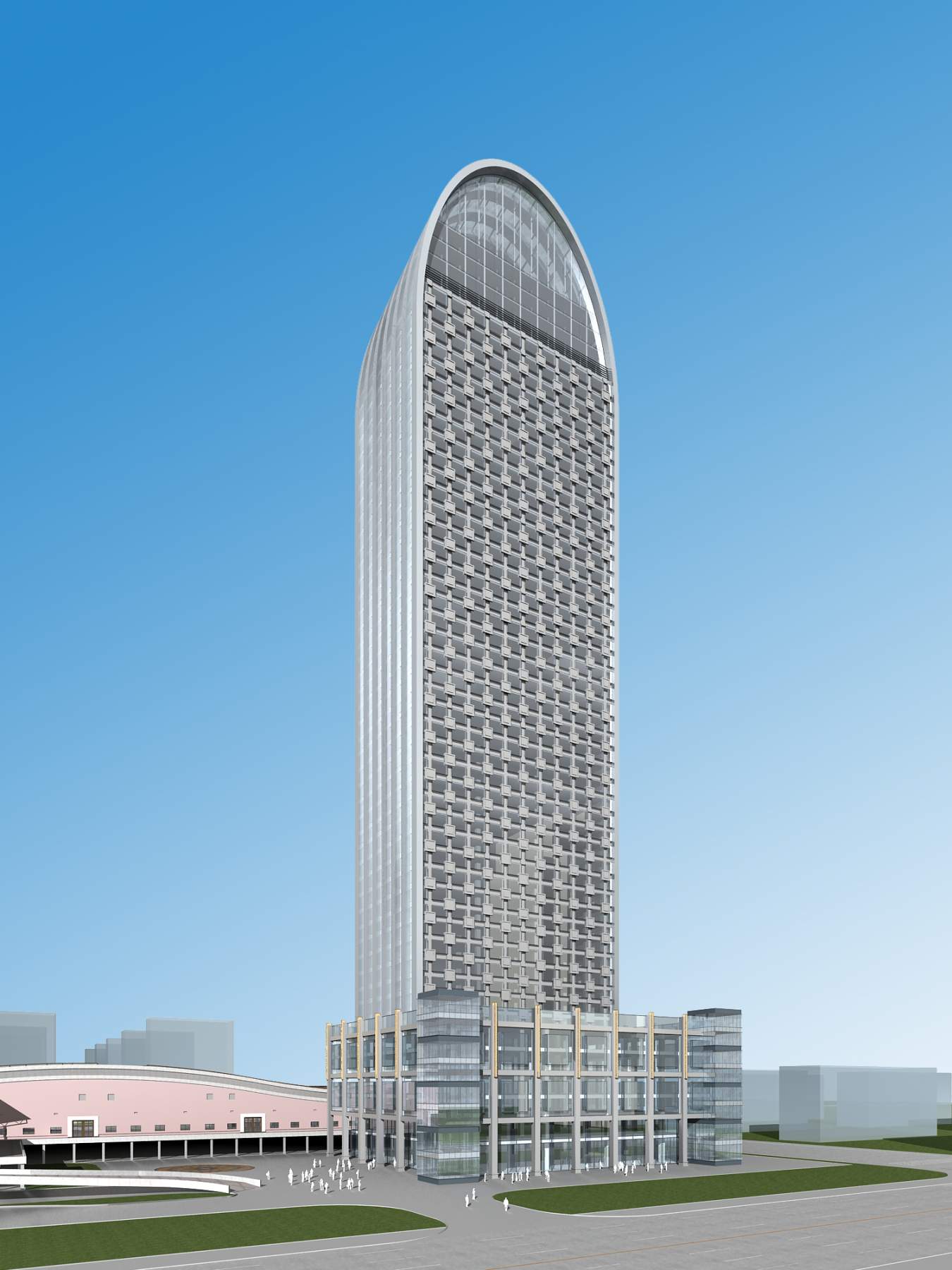 现代高层办公楼