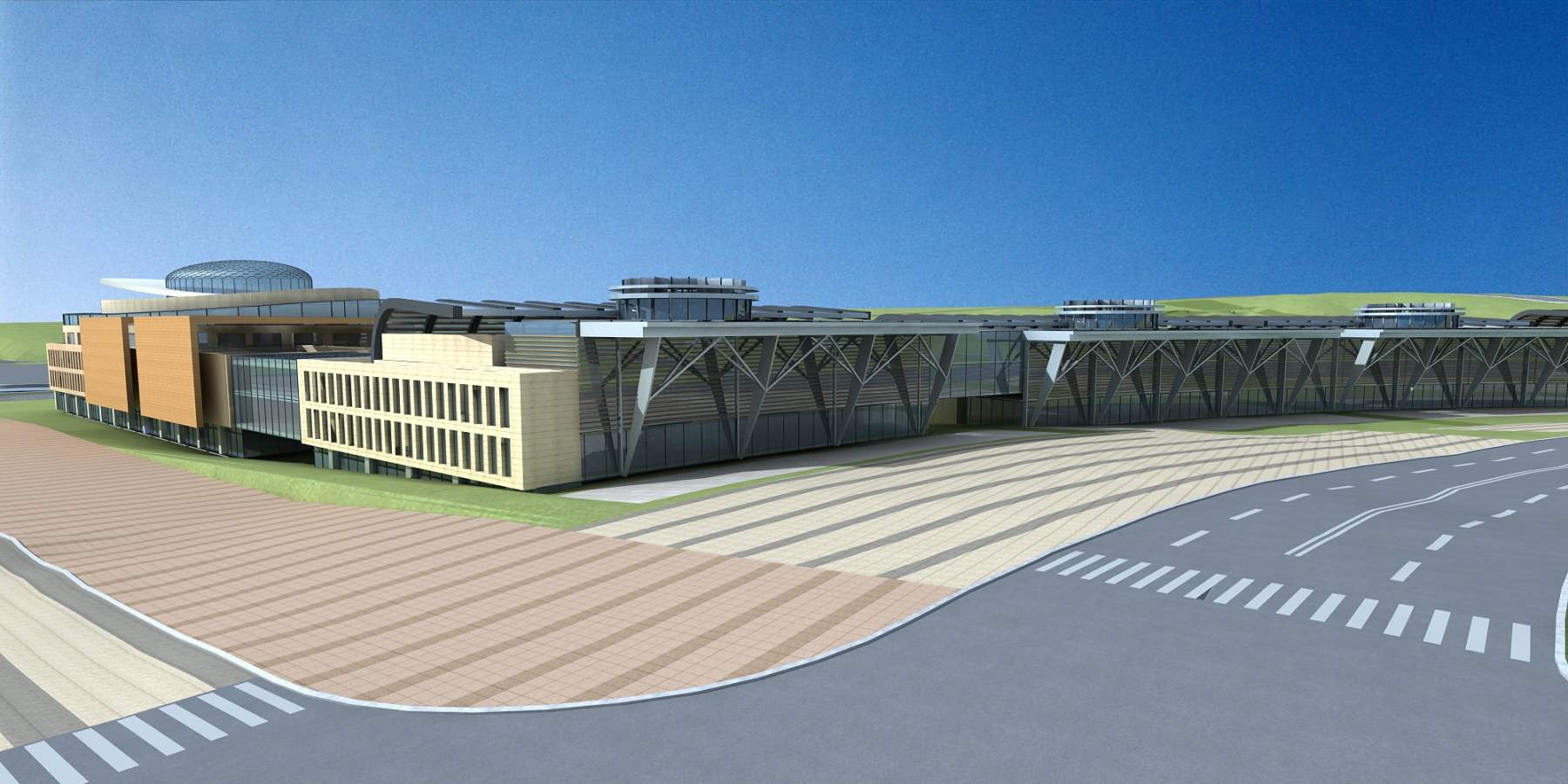 现代多层商厦