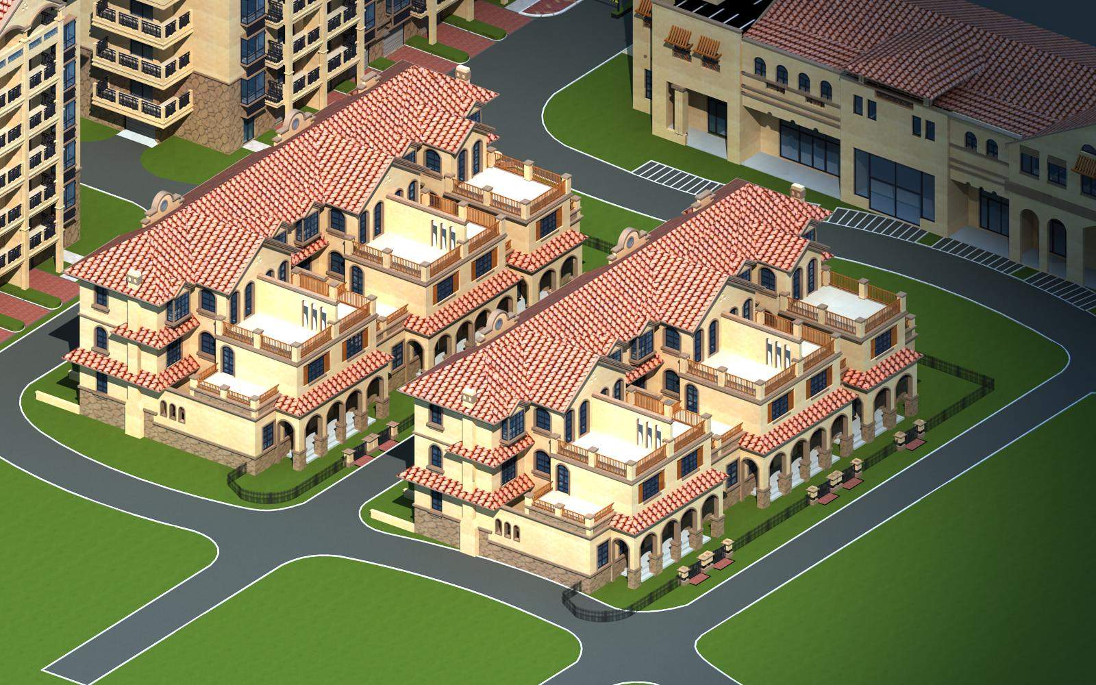 欧式住宅小区