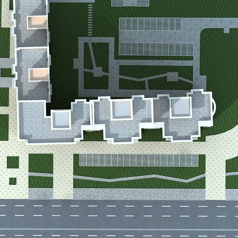 欧式高层住宅楼