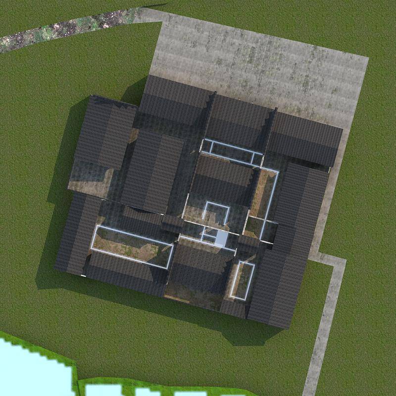 中式住宅大院