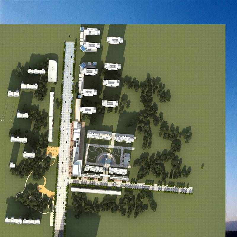 现代综合住宅小区