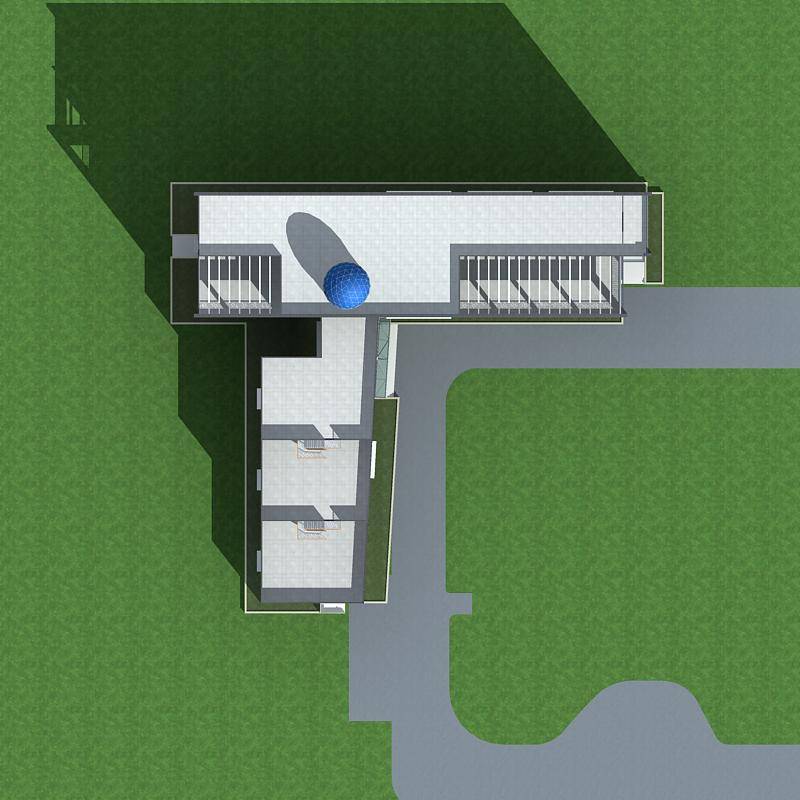 现代多层住宅楼