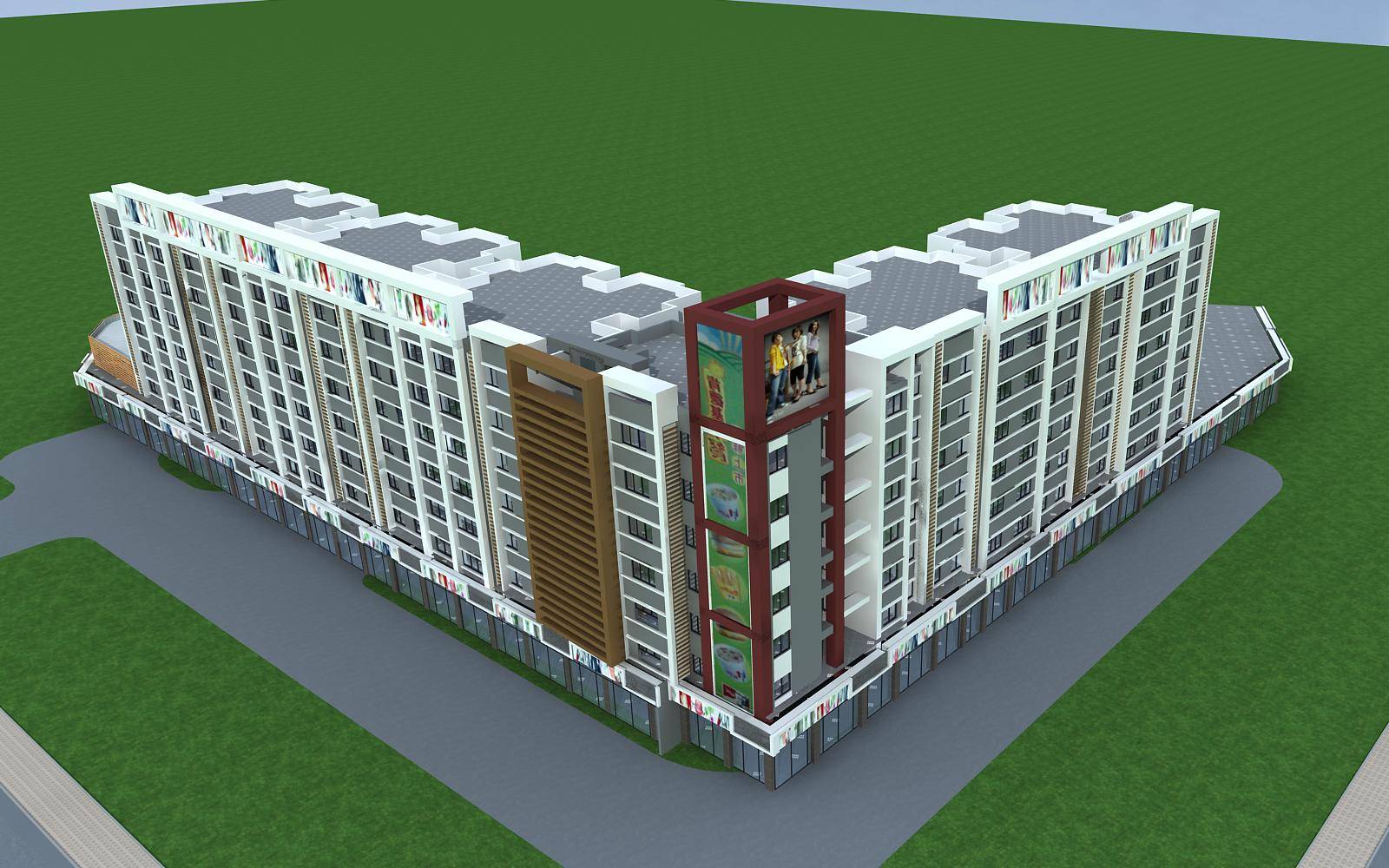 沿街商业及住宅