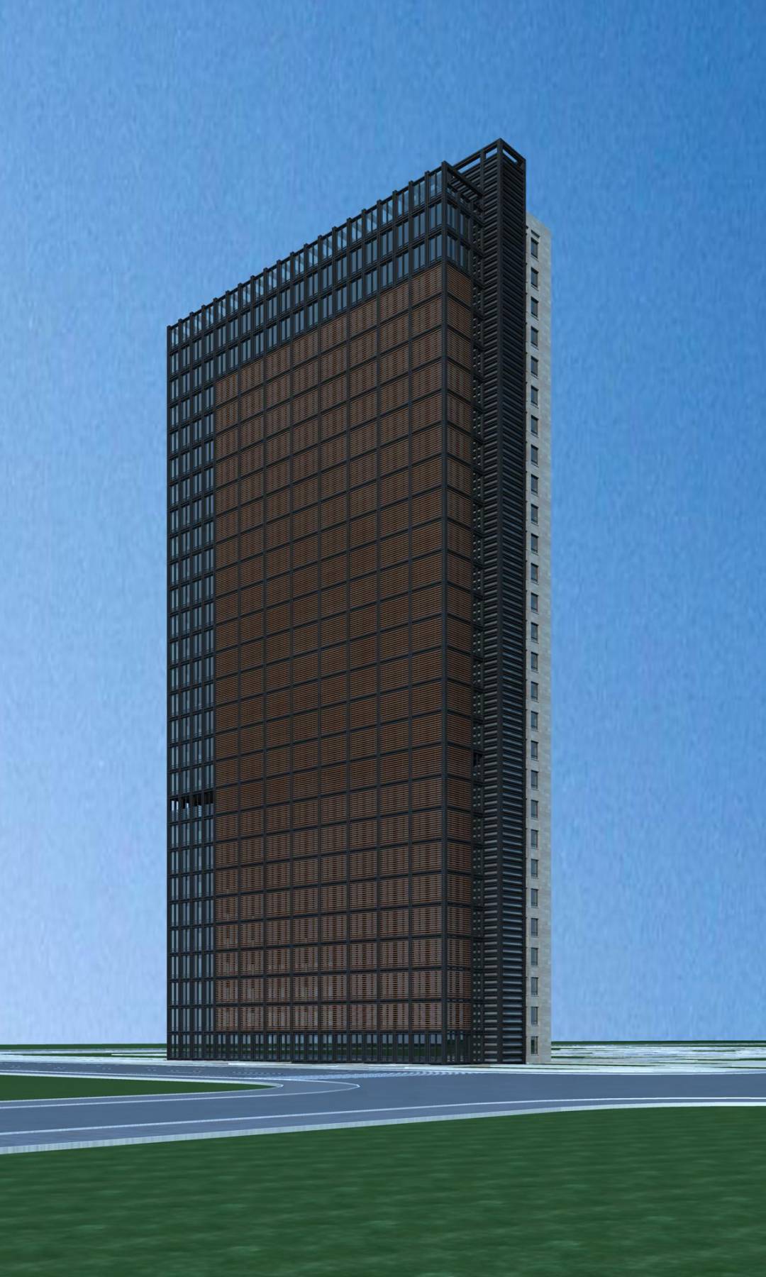 现代高层住宅公寓