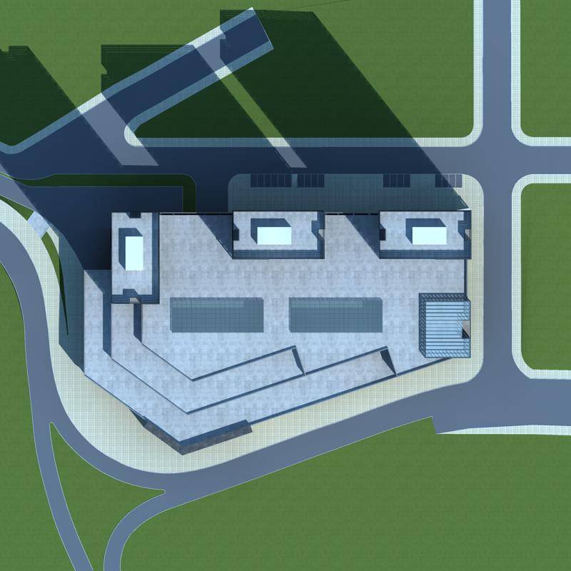 现代高层商业住宅楼