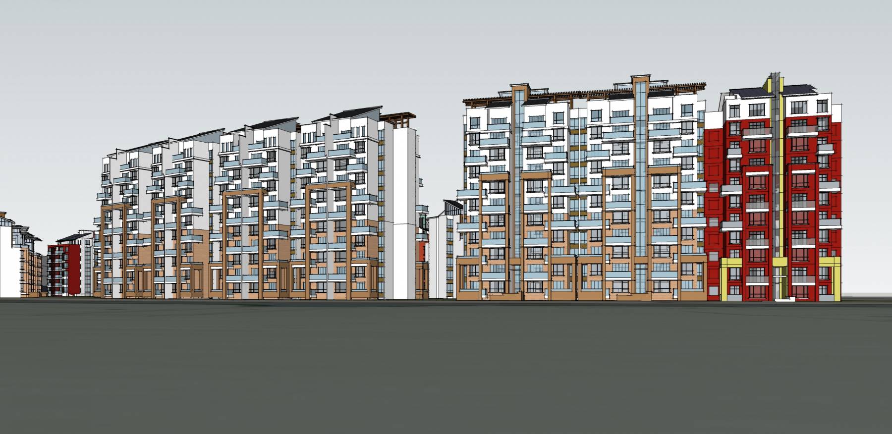 新中式住宅小区