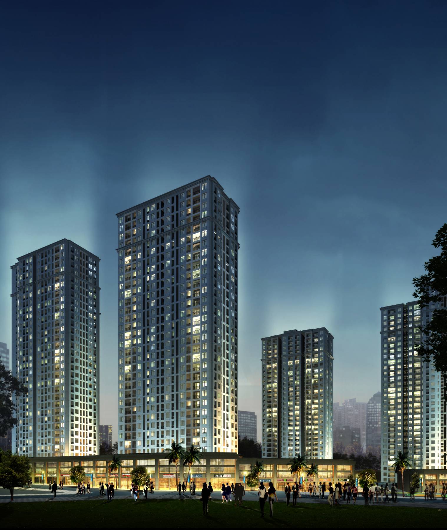 简欧风格商业住宅小区