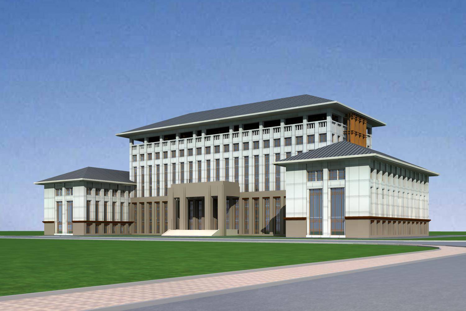 新古典风格多层办公楼