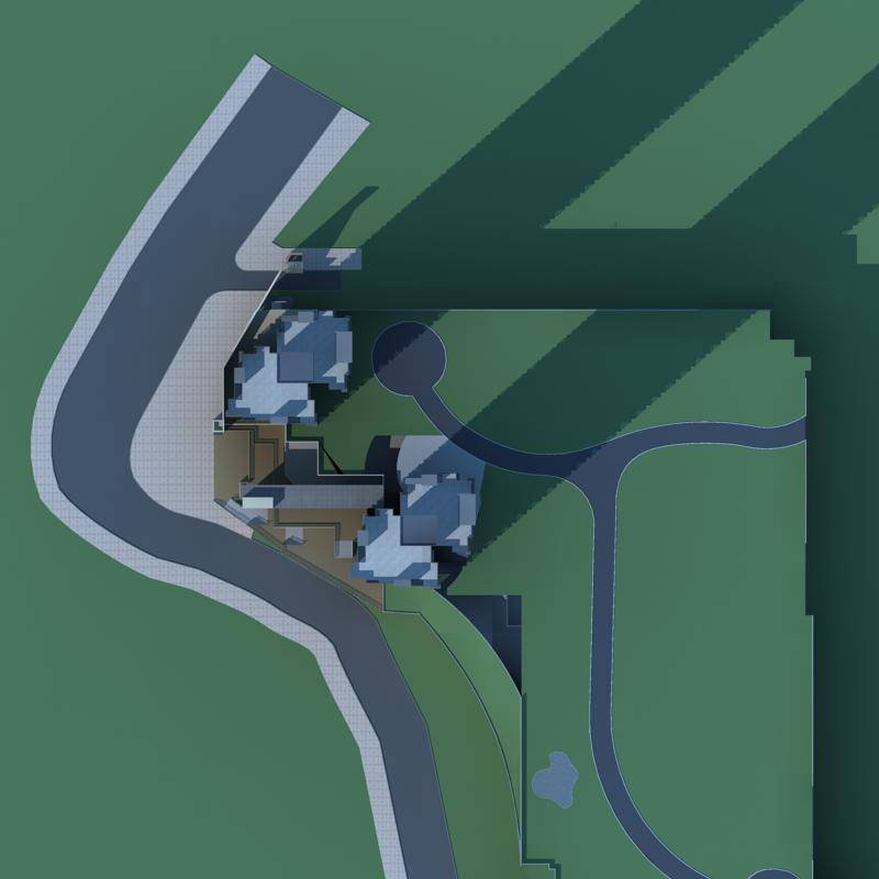 现代商业高层住宅楼