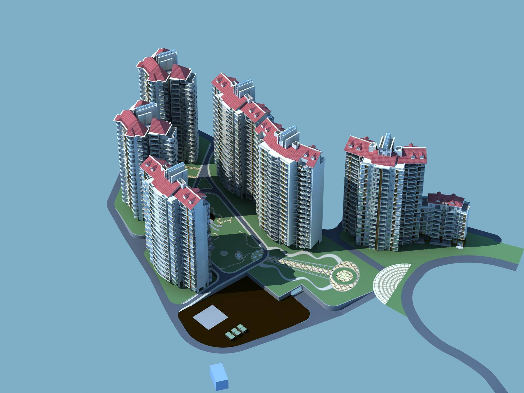 欧式住宅小区